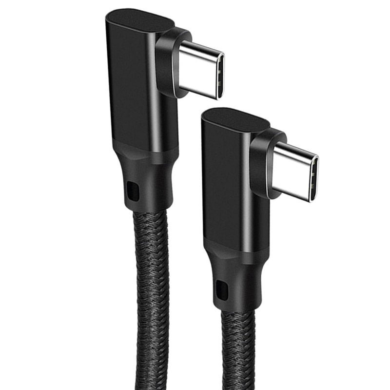 ويندفورج كرافت كابل سماعة الواقع الافتراضي | كابل بيانات USB مزدوج الكوع، ملحقات كاميرا الواقع الافتراضي - سلك شحن ونقل بيانات للاستخدام المنزلي - Image 1