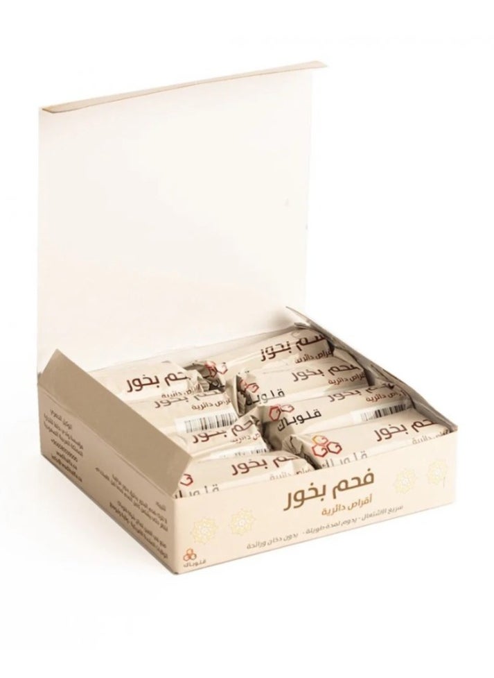 قلوباك فحم بخور سريع الاشتعال يدوم لفترة طويلة بدون رائحة 40 قرص  - Image 3