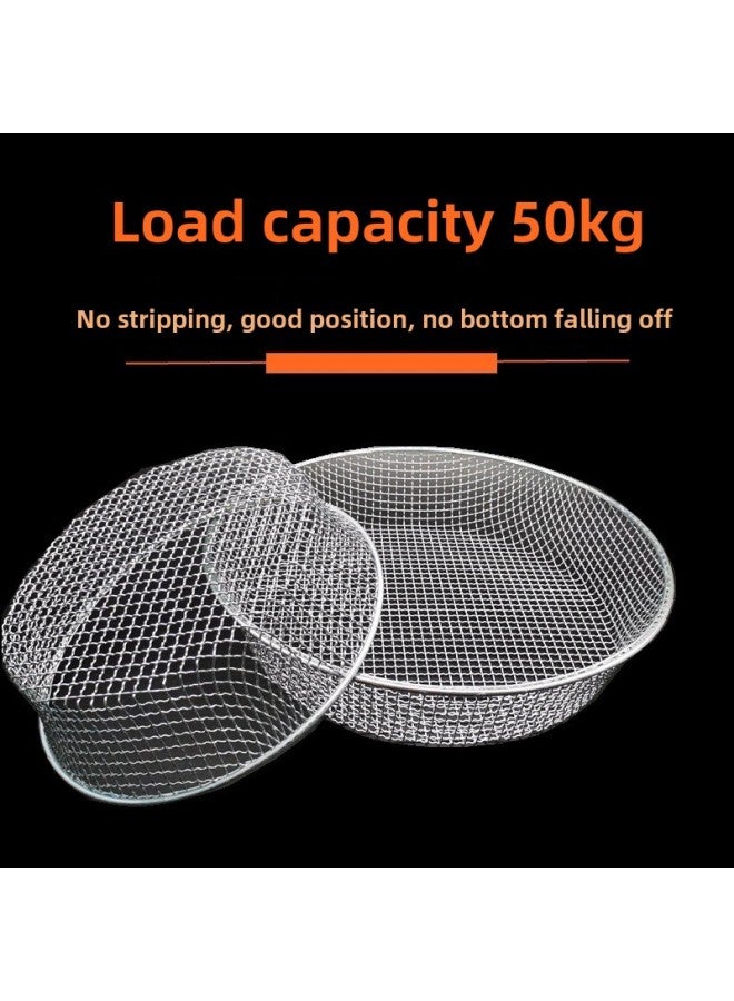 26EQ Wholesale Screen Corn Sieve Sand Sieve Peanut Sieve Soil Shovel Agricultural Leaky Soil Shovel Sand Stone Sieve Garlic-Specification:30cm (edged Version)-Colour:10mm Mesh - Image 4