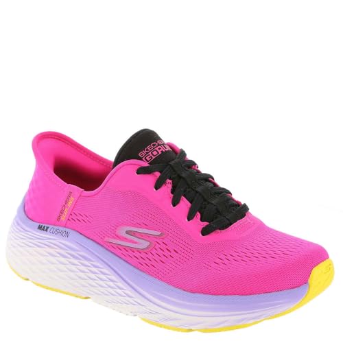 Skechers Women's Max Cushioning Elite 2.0 Solace Hands-Free Slip-Ins Sneaker, Raspberry, 8 - Image 1