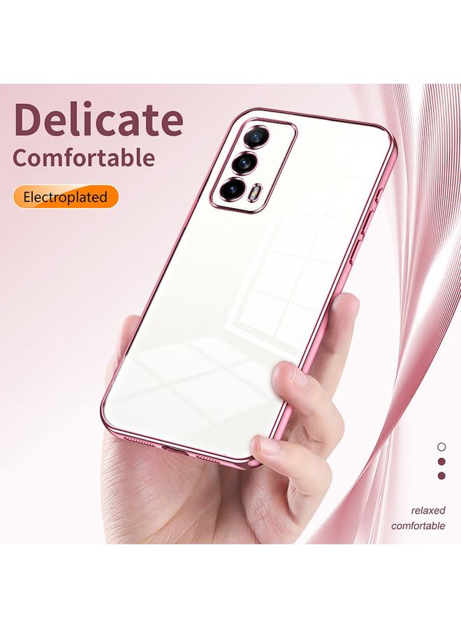 اس-توب جراب لهاتف Realme X7 Pro، جراب هاتف شفاف للغاية مزود بفتحة دقيقة - Image 5