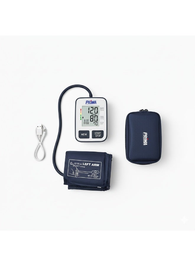 PRIMA Monitor your health easily with the Prima blood pressure monitor, which has high accuracy and a comfortable cuff suitable for all ages at home. - Image 5