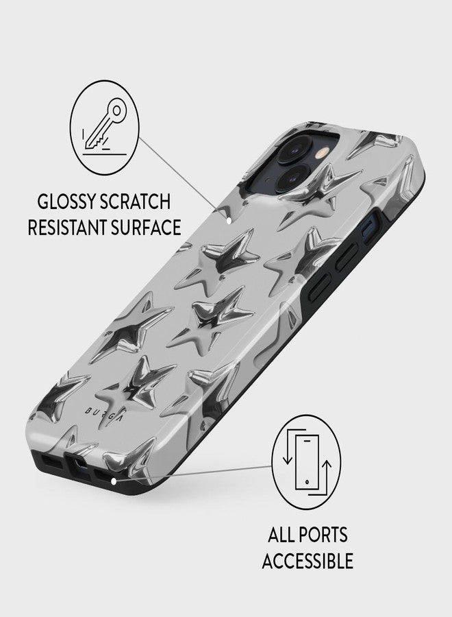 BURGA Phone Case for iPhone 15 - Cute, Trendy, Aesthetic, Pattern Phone Cover, Hard Shell Protection - fits Apple iPhone 15 Case for Women and Men - Image 3