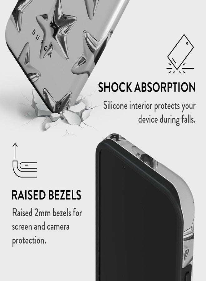BURGA Phone Case for iPhone 15 - Cute, Trendy, Aesthetic, Pattern Phone Cover, Hard Shell Protection - fits Apple iPhone 15 Case for Women and Men - Image 4