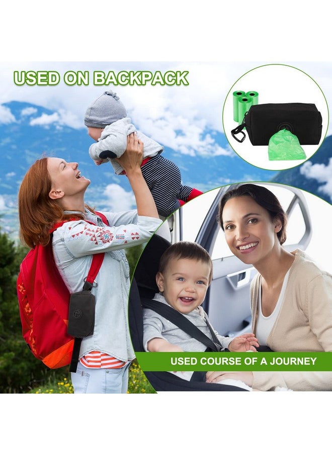 Dingion - 3 Pack Diaper Bag Dispenser Set Diaper Trash Bag Dispenser With 135 Counts Baby Diaper Disposal Bags Diaper Trash Bags With Hook For Newborn Helpful Baby Item Baby Gift - Image 1
