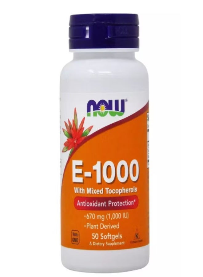 Vitamin E-1000iu 50 Softgels
