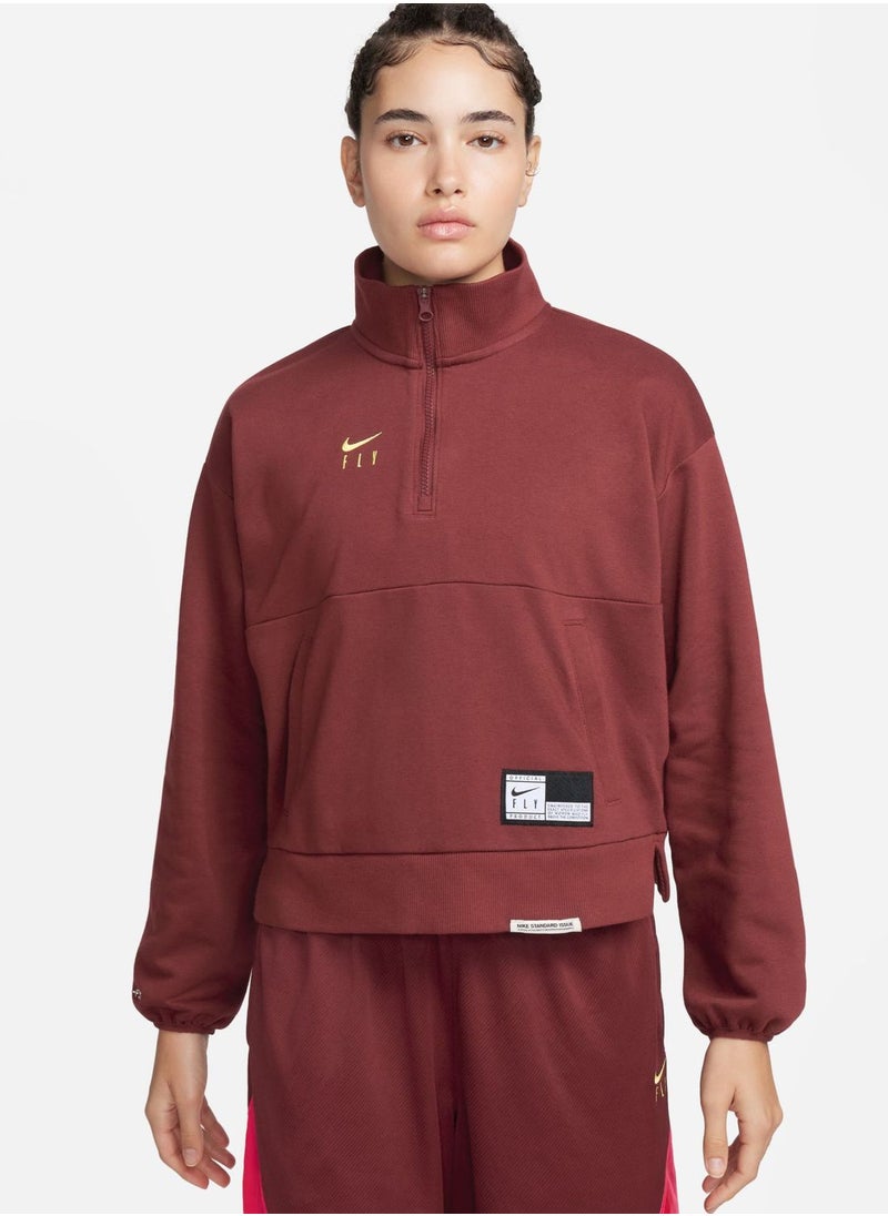Nike - Swoosh Fly Novelty 1/4 Hoodie - Image 1