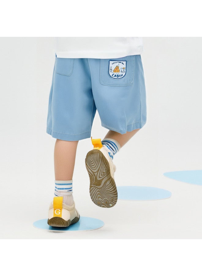 peppa Pig Summer Boys' Lightweight Breathable Denim Shorts Soft & Skin-friendly Baby Pants - Image 4