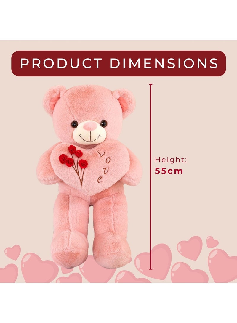 Home Smart Huge Heart Teddy Bear Plush Toy Assorted Color Couple Wedding Anniversary and Birthday Gift - Image 2