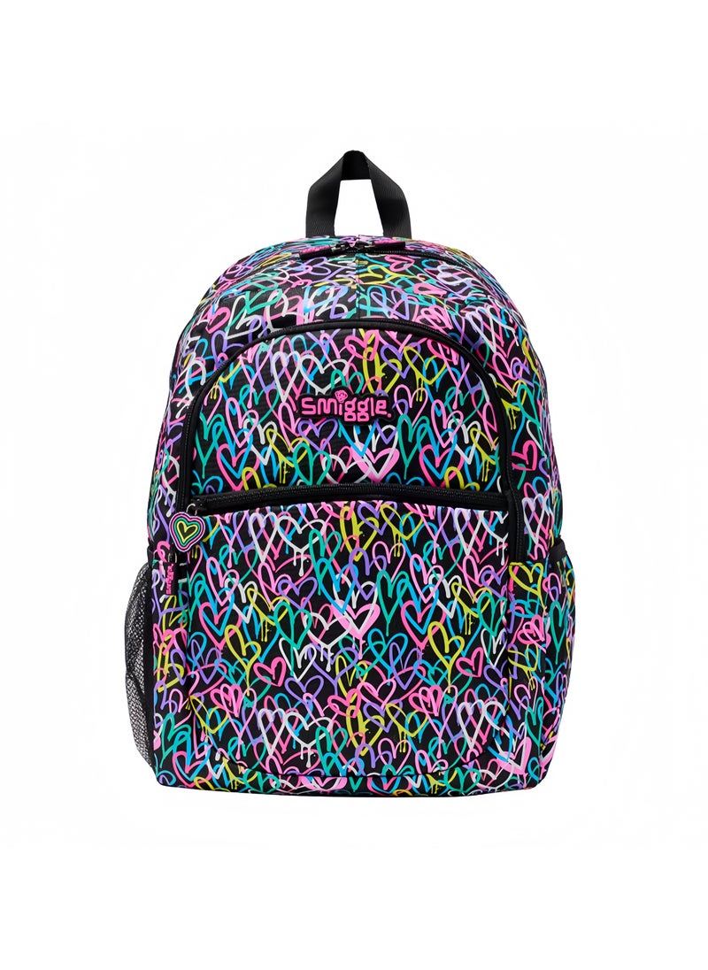 Smiggle Smiggle Girls Cartoon Print Student Schoolbag Primary and Secondary School Children's Backpack Outdoor Leisure Bag Backpack 42*30CM 