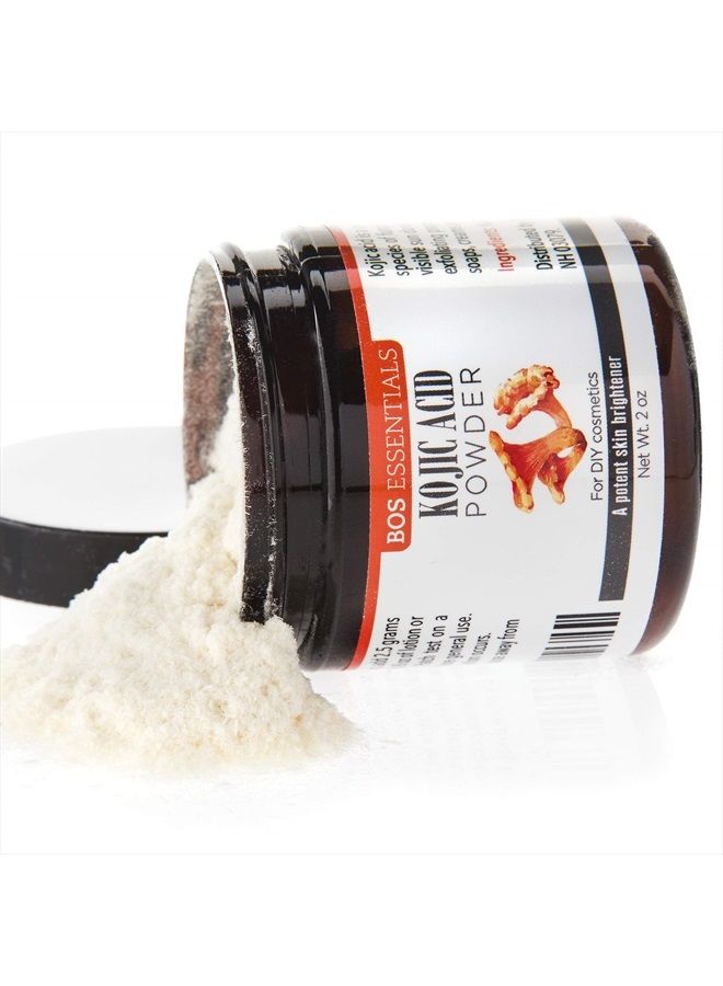 Bos Essentials Pure Kojic Acid Powder | LIGHTENS & BRIGHTENS SKIN | Diminishes the Appearance of Brown Spots & Discoloration | for DIY Soaps, Creams, and Serums - Image 3