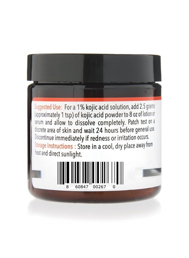 Bos Essentials Pure Kojic Acid Powder | LIGHTENS & BRIGHTENS SKIN | Diminishes the Appearance of Brown Spots & Discoloration | for DIY Soaps, Creams, and Serums - Image 5