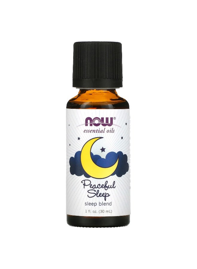 Now Foods NOW Foods, Essential Oils, Peaceful Sleep, 1 fl oz (30 ml)  - Image 1