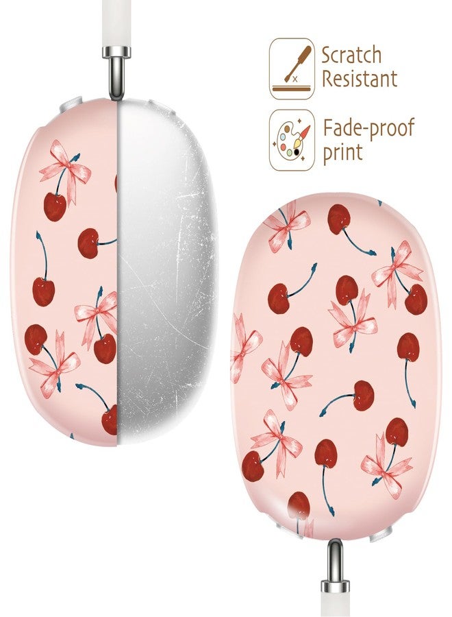 iBenzer Protective Case for AirPods Max Headphones, Ear Cups Cover for Apple AirPods Max (2024 USB-C / 2020 Lightning), Ms. Cherry, AP-MAX-107 - Image 3