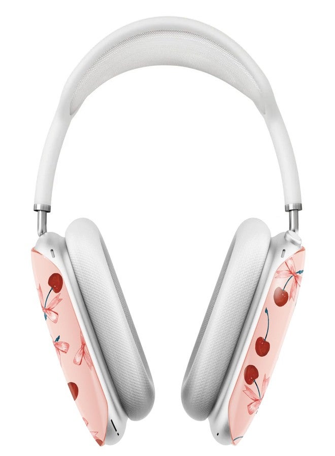 iBenzer Protective Case for AirPods Max Headphones, Ear Cups Cover for Apple AirPods Max (2024 USB-C / 2020 Lightning), Ms. Cherry, AP-MAX-107 - Image 2