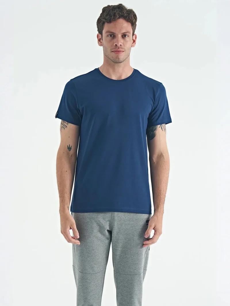 تومي لايف TOMMY Men's Cotton Elastane Crew Neck T-Shirt