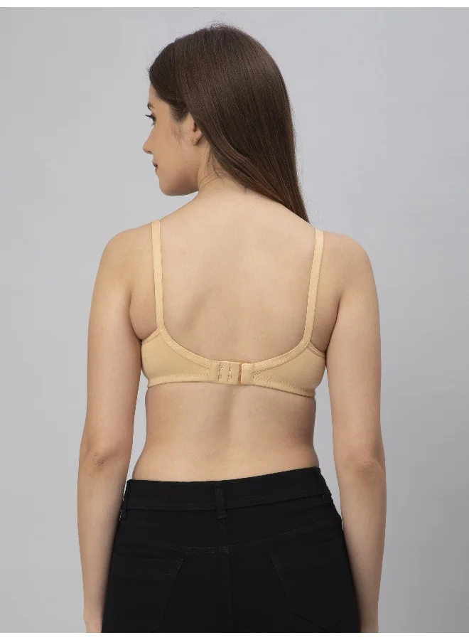CEE 18 Women's Cotton Non Padded Non-Wired Maternity Nursing Bra (Pack of 3)