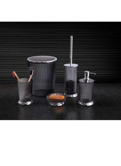 Generic Primanova Indigo bathroom set - transparent black  - Image 1