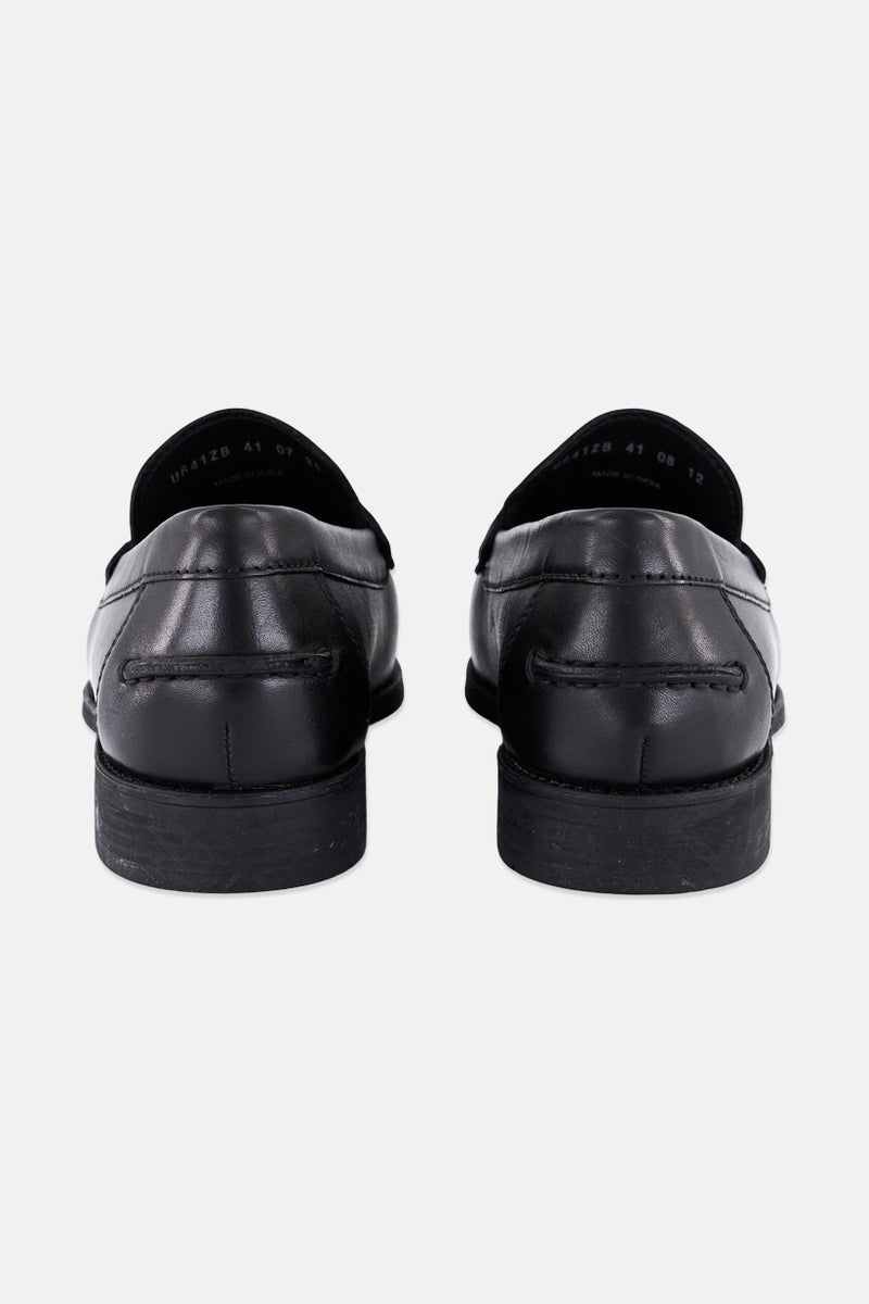 GEOX Men U New Damon Slip On Formal Shoes, Black - Image 3
