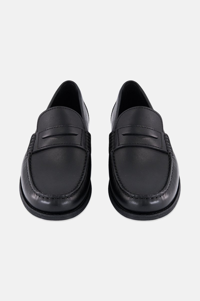 GEOX Men U New Damon Slip On Formal Shoes, Black - Image 4