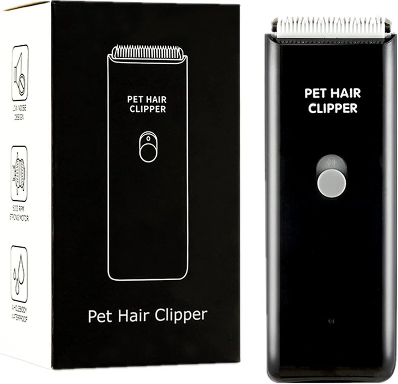 Grimgrow Dog Cat Home Hair Waterproof Clipper Portable Electric USB Rechargeable Pet Grooming Tools Low Noise Shaver Cordless Trimmer for Small and Large Pets - Image 1