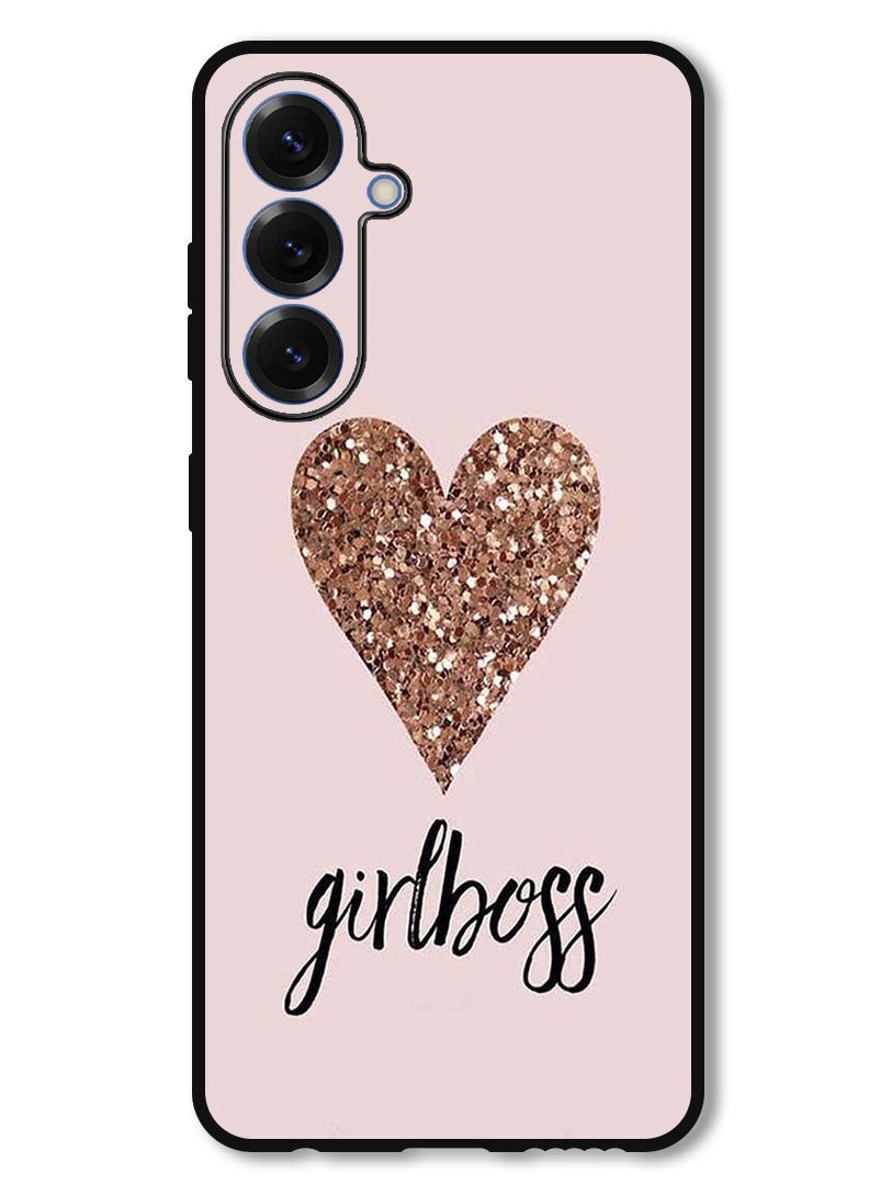 Theodor Protective Case Anti Scratch Shock Proof Bumper Cover For Samsung Galaxy S25 Girls Boss & Heart - Image 1
