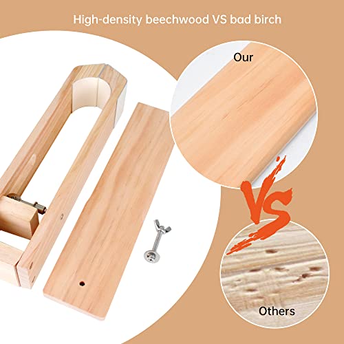 FASTTOBUY Stitch Pony, Leather Stitching Pony Table Desktop Pony，Leather Sewing Pony Horse Clamp with 4 Sand Strips and 4 Sand Papers for DIY Hand Stitching Leather Clamping - Image 5