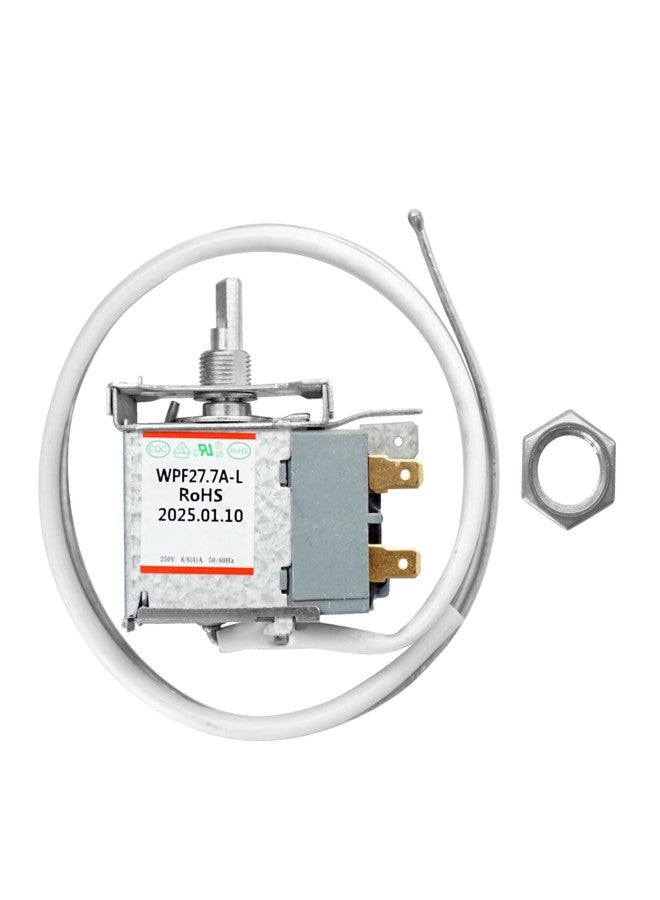 Maigoo WR50X10085 Freezer Temperature Control Thermostat Fits for GE & Haier Chest Freezer,WPF27.7A-L Temperature Control Fits for Mini Fridge,Replaces 1477823,AP4344994,PS2323338,EAP2323338 - Image 1
