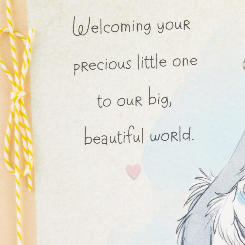 Hallmark Disney Baby Shower Card for New Parents (Lion King, Baby Simba) Welcome New Baby, Congratulations, Gender Reveal - Image 4