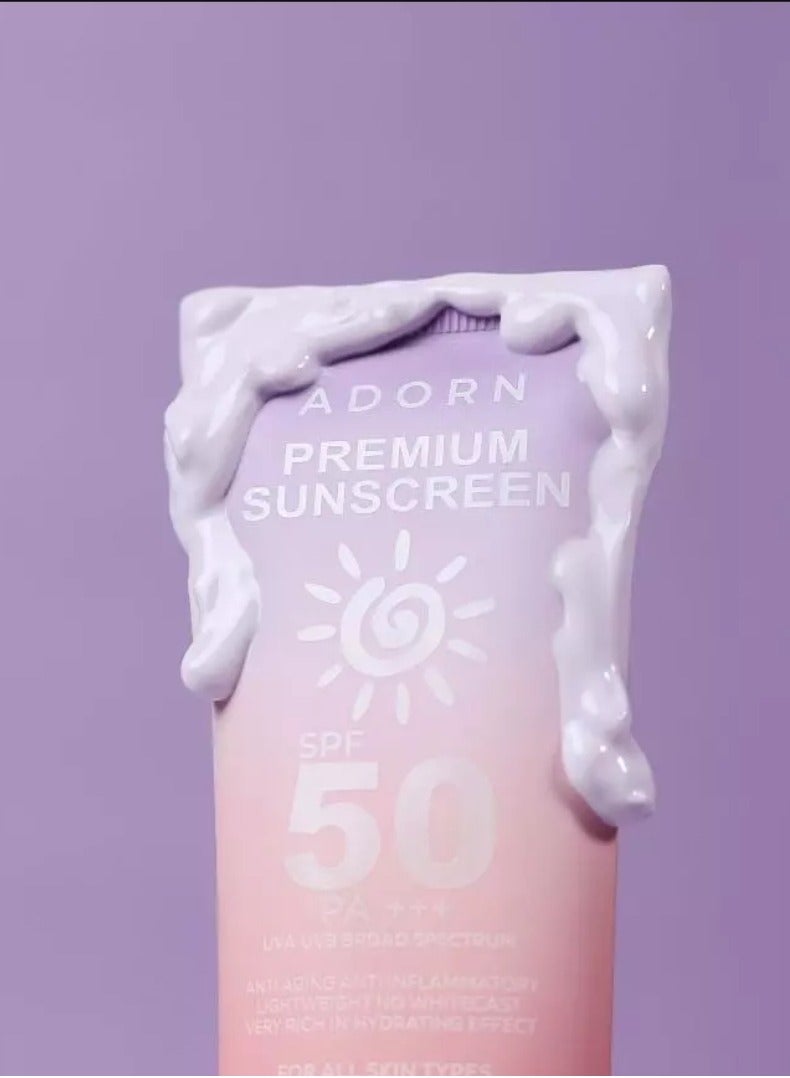أدورن واقي الشمس الفاخر بعامل حماية من الشمس SPF 50 50 جم - Image 3