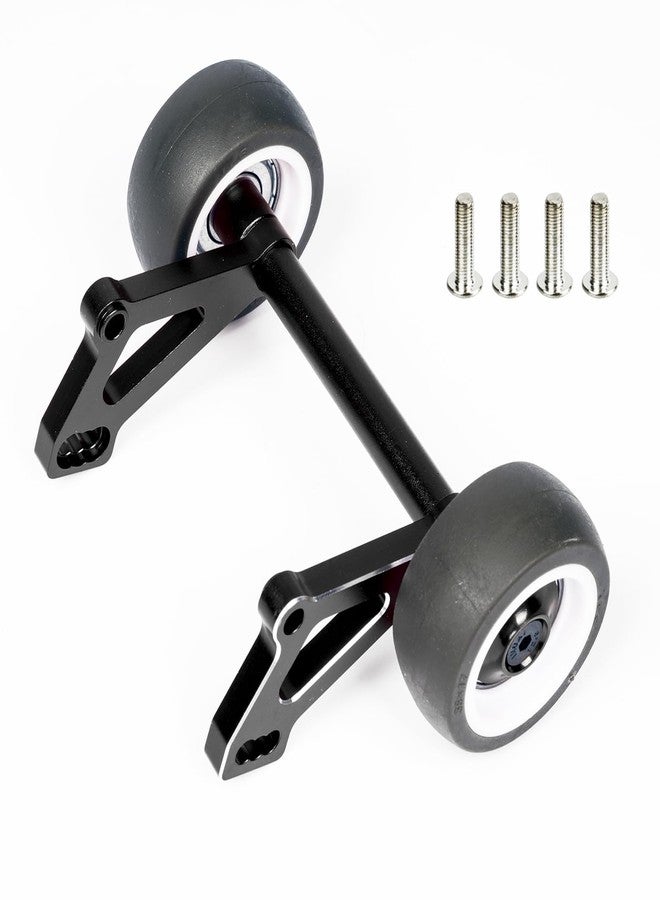 MOSHNOLY Aluminum Wheelie Bar Set for Arrma V6 Version 1/8 KRATON 6S&1/8 KRATON 6S EXB& 1/8 Notorious 6S, Front Stand Up Wheel Upgrades Replacement of #ARA-1528-Black - Image 1
