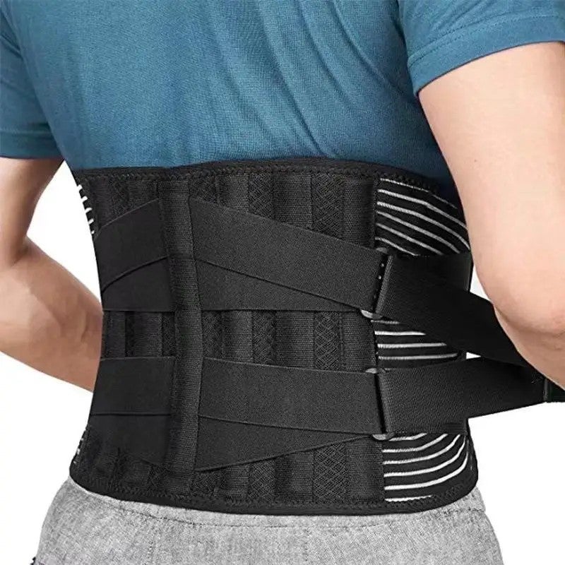Bluejw Polyester Adjustable Lower Back & Abdominal Support - Waist Trimmer Belt for Pain Relief & Lumbar Support - Image 3
