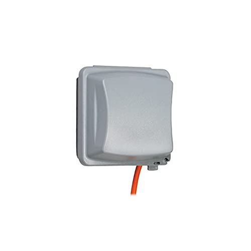 TayMac MM2410G Gray Polycarbonate 2-Gang Weatherproof In-Use Electrical Outlet Cover for Home Improvement, 2.75-in. Deep Outdoor Outlet Cover for Electrical Box, UFAST 55-in-1, Rated NEMA 3R - Image 4