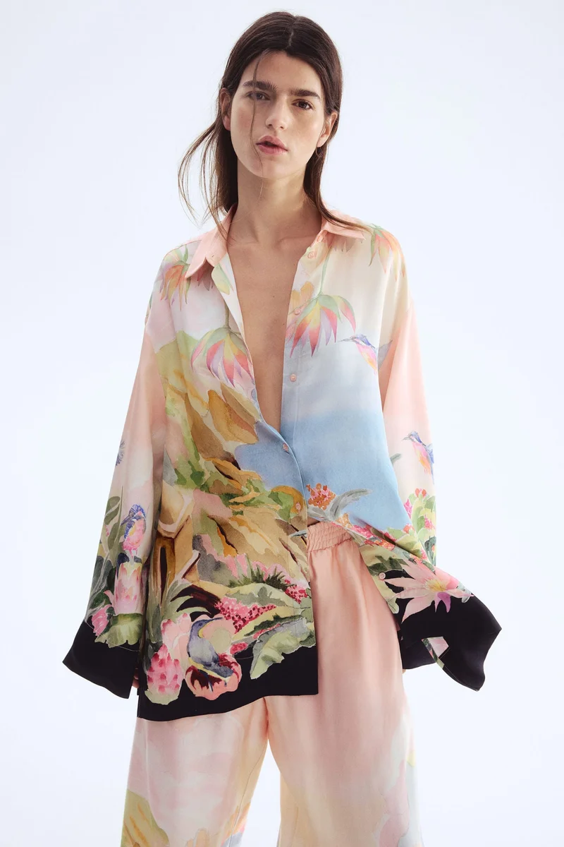 H&M Oversized twill shirt