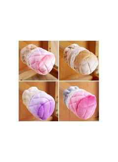 Spaceshoop 4 Pieces Non Slip Elastic Flannel Chair Leg Floor Protector Caps Cloth Socks  - Image 3