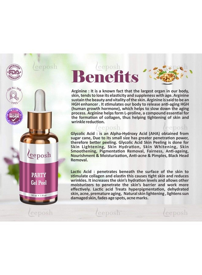 ليبوش مقشر بارتي بيل إنستا جلو المعتمد من إدارة الغذاء والدواء الأمريكية، 130 مل - Image 3