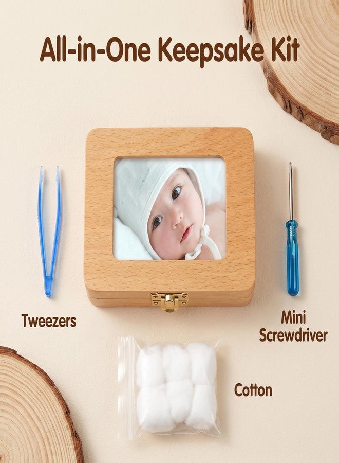 THAIYXFOEV Tooth Fairy Keepsake Box for Girls & Boys, Tooth Fairy Box for 20 Baby Teeth, Wooden Tooth Storage & Saver Box for Lost Teeth, Tooth Fairy Gifts for Birthday - Image 3