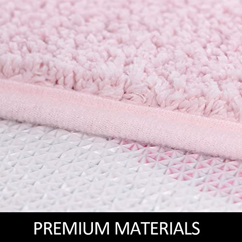 BOVEU Get Naked Bath Mat Runner, 17 x 47 Inch Long Non Slip Absorbent Pink Bathroom Runner, Machine Washable Bath Rugs, Soft Naked Carpets for Bathroom Shower, Pink - Image 5