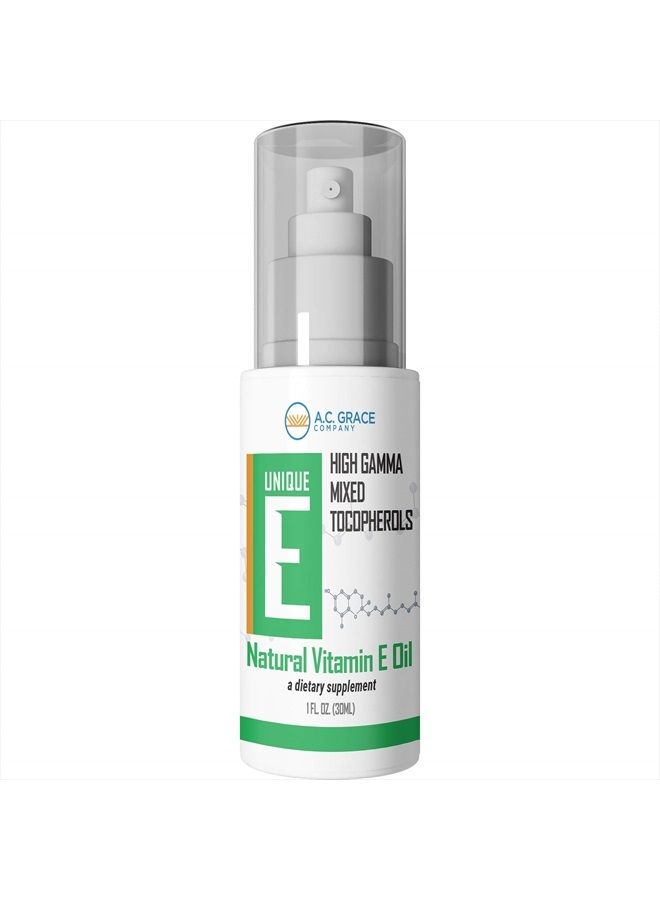 UNIQUE E A.C. Grace Company, Mixed Tocopherols Concentrate Liquid, 1 fl oz (30 ml) 