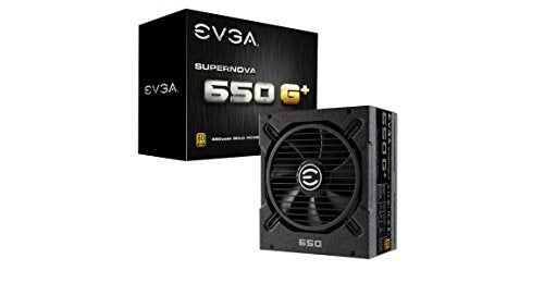 EVGA SuperNOVA 120-GP-0650-X1, 650 G+, 80 Plus Gold 650W, Fully Modular, FDB Fan, 10 Year Warranty, Includes Power ON Self Tester, Power Supply - Image 1