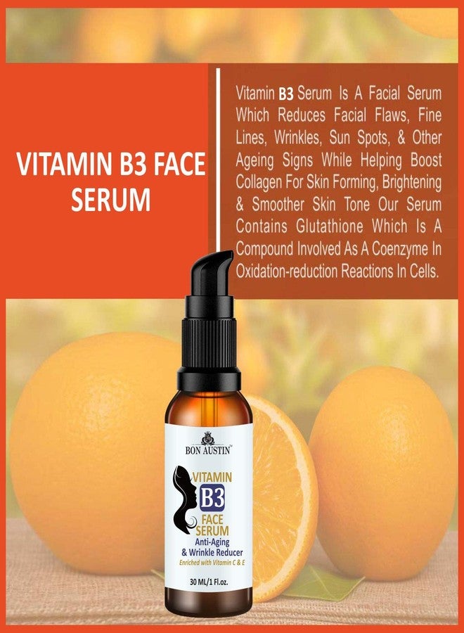 Bon Austin Premium Vitamin B3 Serum- For Skin Lightening & Brightening Combo pack of 3 Bottles of 30 ml(90 ml) - Image 5