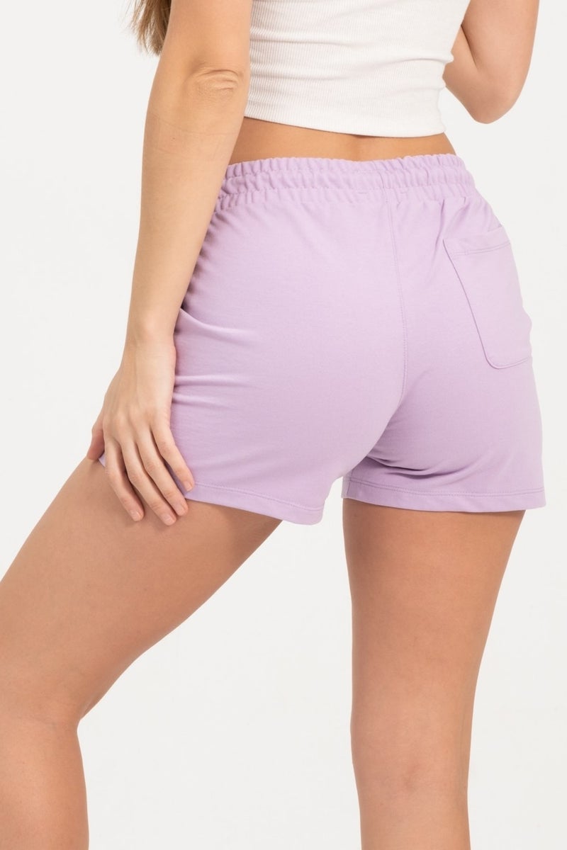 RICH Women's Purple Shorts Mini Sports Shorts  - Image 4