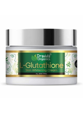 Dravida Organics L Glutathione Cream For Skin Whitening Anti Ageing And  Glass Skin 50G | Best Price KSA | Riyadh, Jeddah