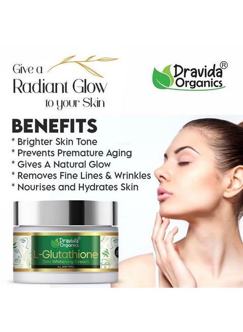 glutathione serum benefits Olnature's Glutathione Regenerative & Skin Brightening Cream 50g