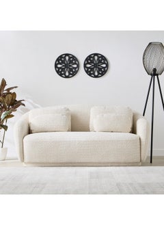 Home Box Melfi 2-Seater Fabric Sofa with 4 Cushions 98 x 75 x 189 cm  - Image 2