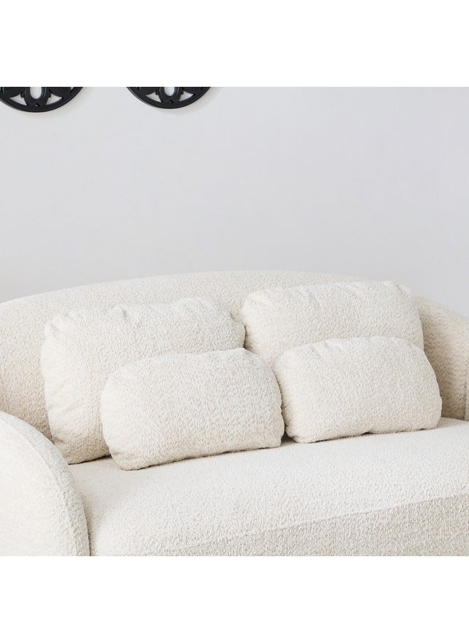 Home Box - Melfi 2-Seater Fabric Sofa with 4 Cushions 98 x 75 x 189 cm - Image 1