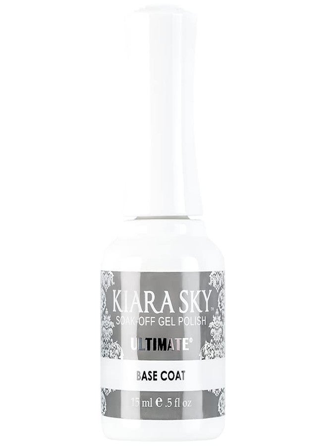KIARA SKY Ultimate Gel Base Coat 15ml | Soak Off Gel Polish Formula