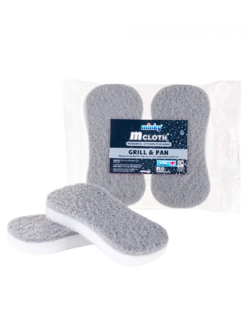 minky M Cloth Grill & Pan Scourer Pack of 2 - Image 1