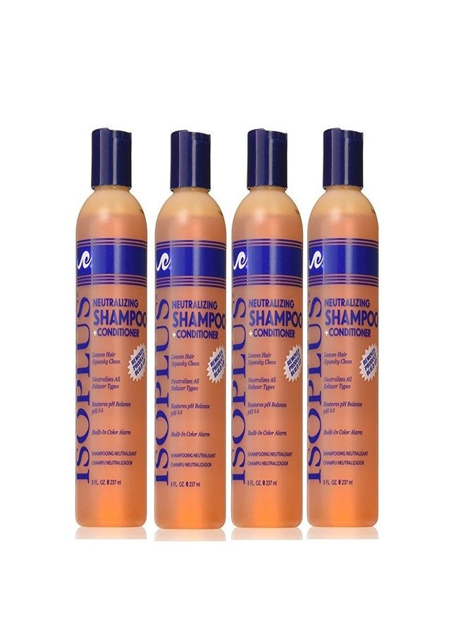 Isoplus Neutralizing Shampoo plus Conditioner 8 Ounce (237ml) (Pack of 4) - Image 1