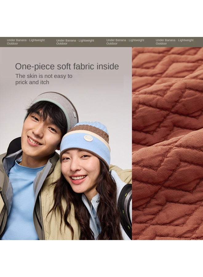 Warm Knit Beanie】unisex Stretchy Windproof Winter Hat, Slimming Design For All Seasons - Image 4